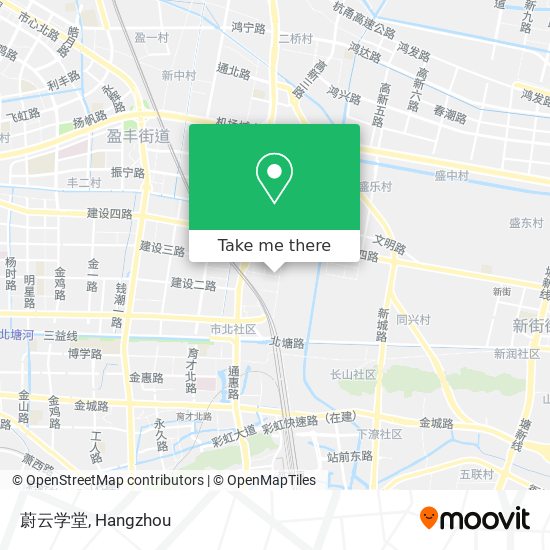 蔚云学堂 map