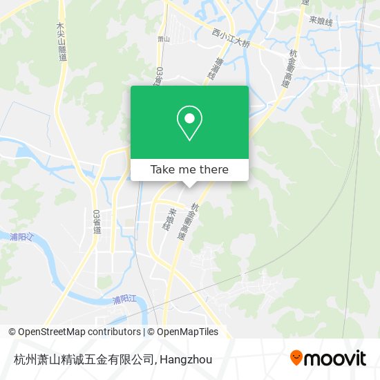 杭州萧山精诚五金有限公司 map