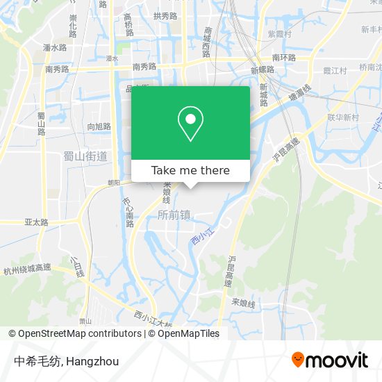 中希毛纺 map