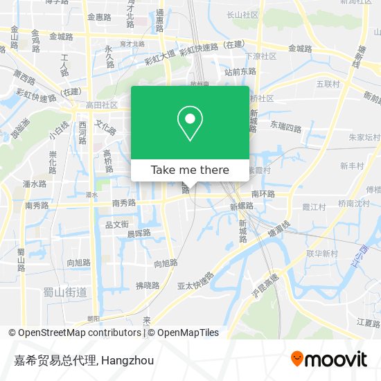 嘉希贸易总代理 map
