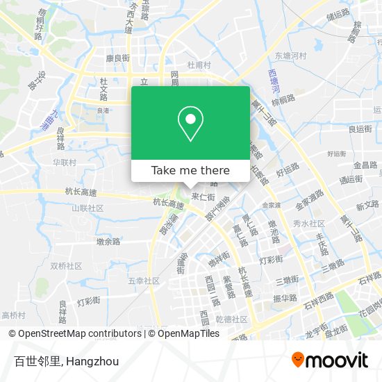 百世邻里 map
