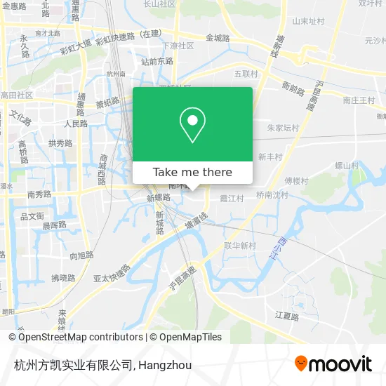 杭州方凯实业有限公司 map