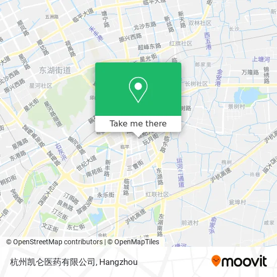 杭州凯仑医药有限公司 map