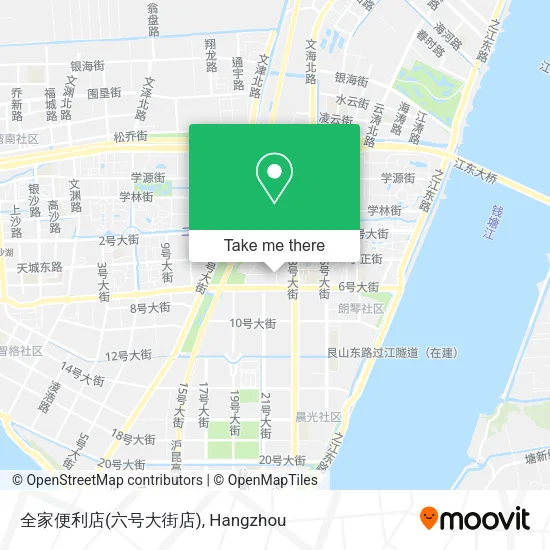 全家便利店(六号大街店) map
