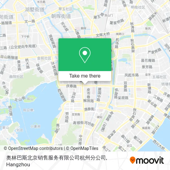 奥林巴斯北京销售服务有限公司杭州分公司 map