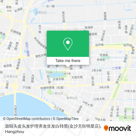 源颐头皮头发护理养发生发白转黑(金沙天街明星店) map
