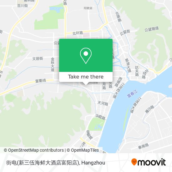 街电(新三伍海鲜大酒店富阳店) map