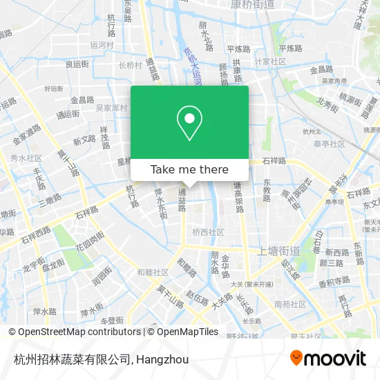 杭州招林蔬菜有限公司 map