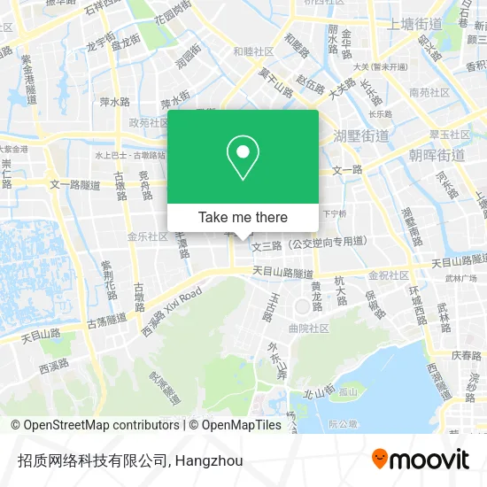 招质网络科技有限公司 map