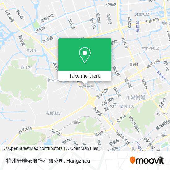 杭州轩唯依服饰有限公司 map