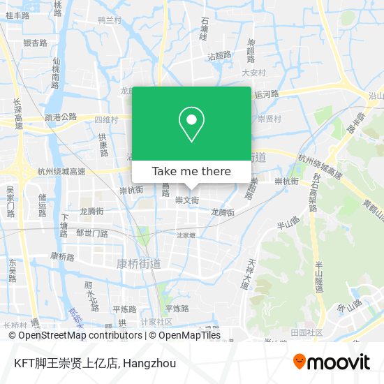 KFT脚王崇贤上亿店 map