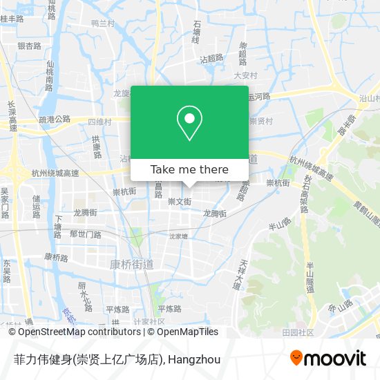 菲力伟健身(崇贤上亿广场店) map