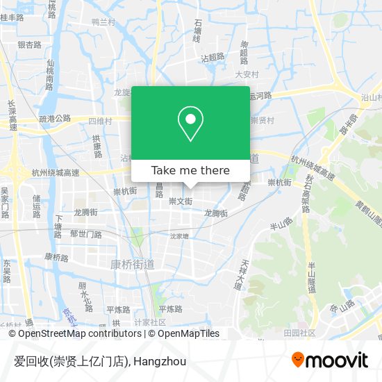爱回收(崇贤上亿门店) map