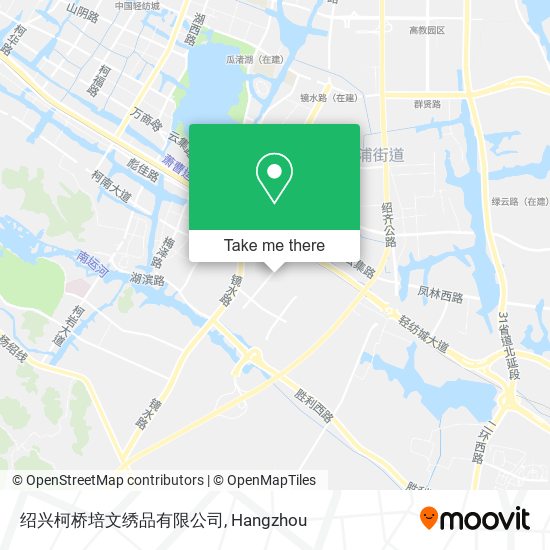 绍兴柯桥培文绣品有限公司 map