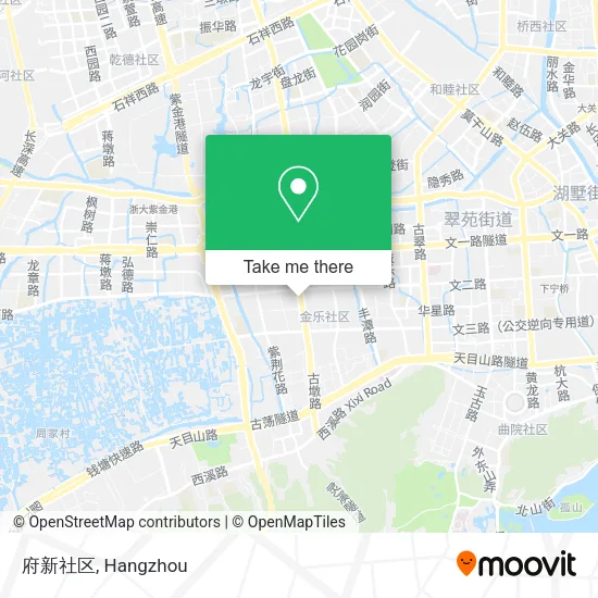 府新社区 map