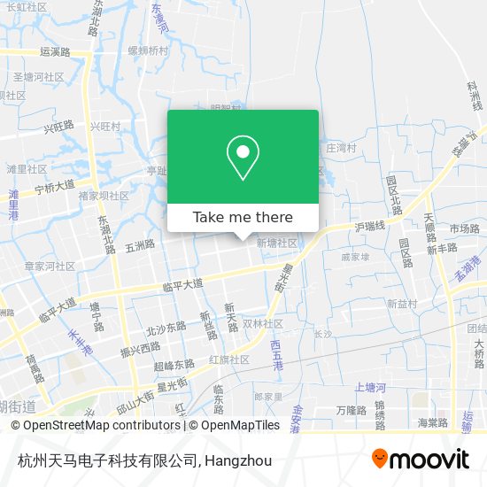 杭州天马电子科技有限公司 map