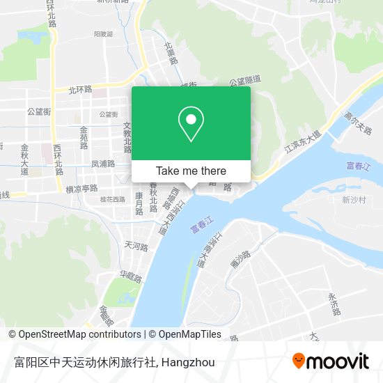 富阳区中天运动休闲旅行社 map