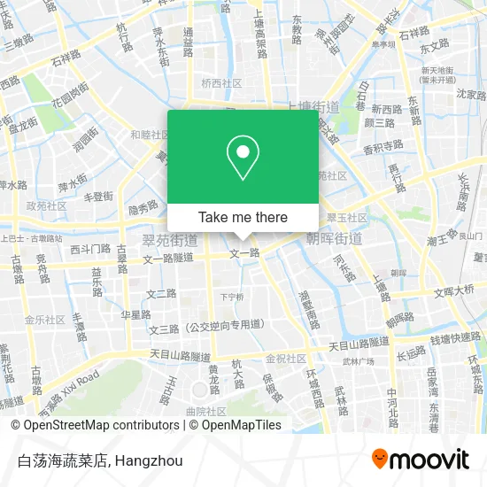 白荡海蔬菜店 map