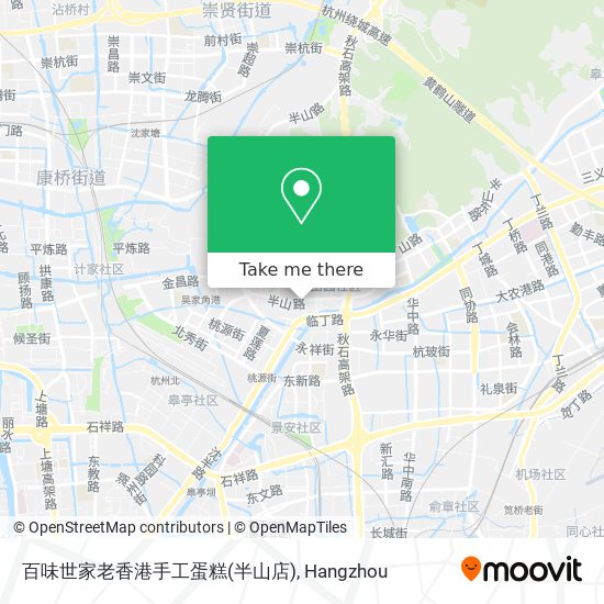 百味世家老香港手工蛋糕(半山店) map