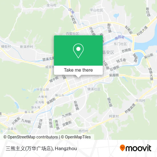 三熊主义(万华广场店) map