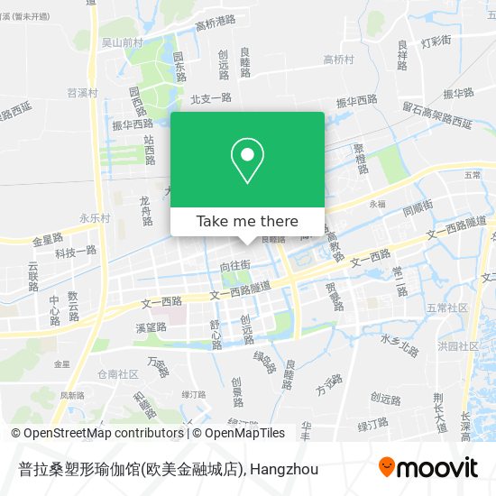 普拉桑塑形瑜伽馆(欧美金融城店) map