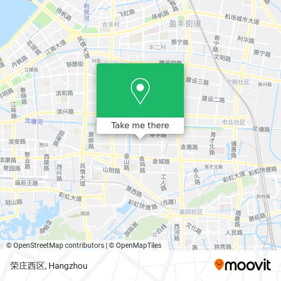 荣庄西区 map