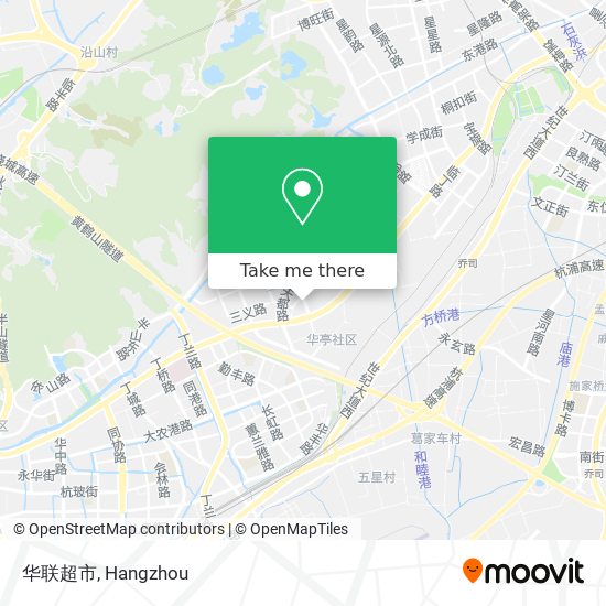 华联超市 map