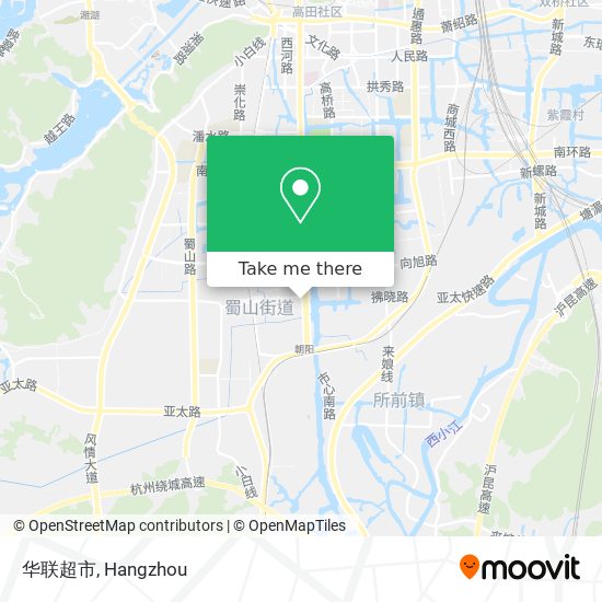 华联超市 map