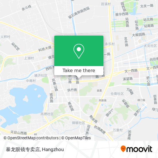 暴龙眼镜专卖店 map