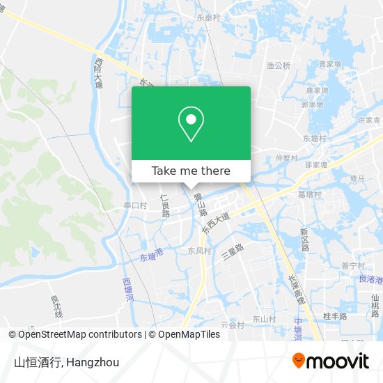 山恒酒行 map