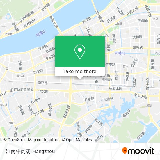 淮南牛肉汤 map