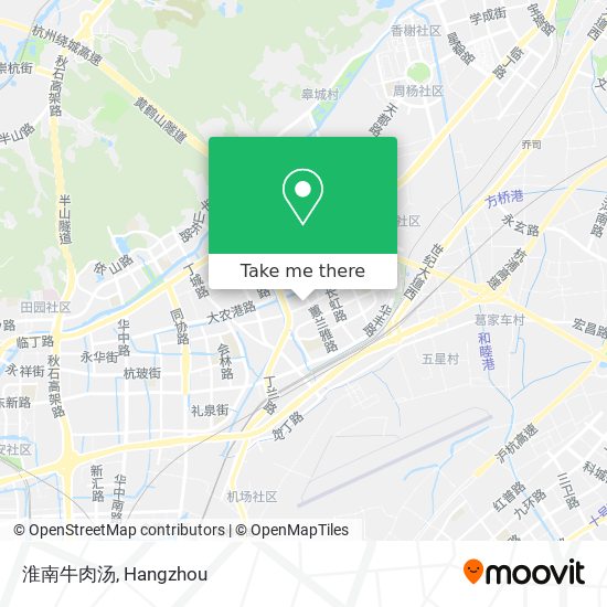 淮南牛肉汤 map