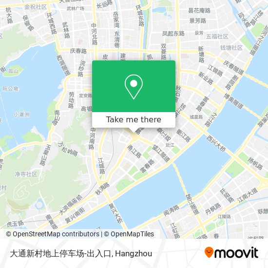 大通新村地上停车场-出入口 map