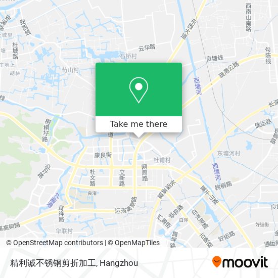 精利诚不锈钢剪折加工 map