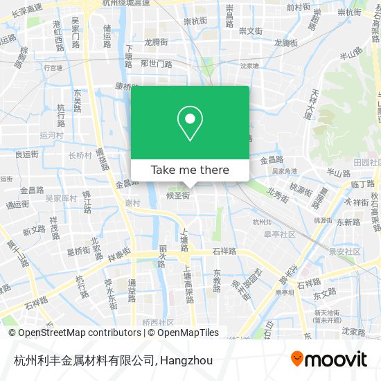 杭州利丰金属材料有限公司 map