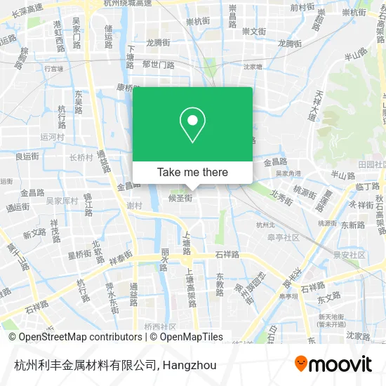 杭州利丰金属材料有限公司 map