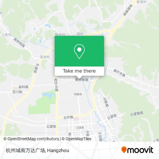 杭州城南万达广场 map