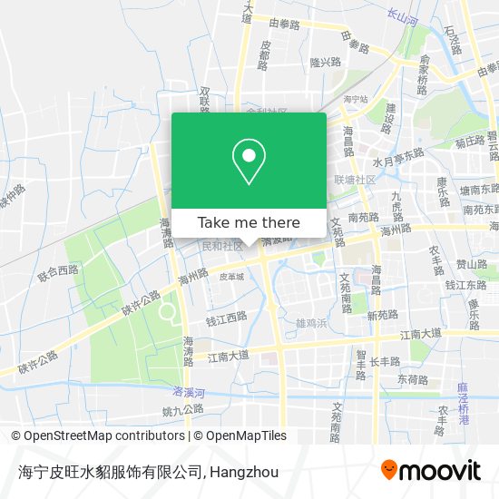 海宁皮旺水貂服饰有限公司 map
