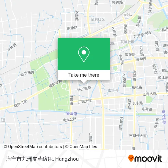 海宁市九洲皮革纺织 map