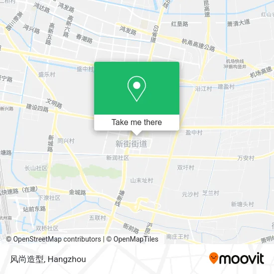 风尚造型 map