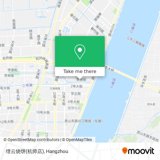 缙云烧饼(杭师店) map