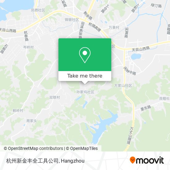 杭州新金丰全工具公司 map