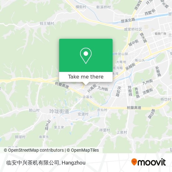 临安中兴茶机有限公司 map