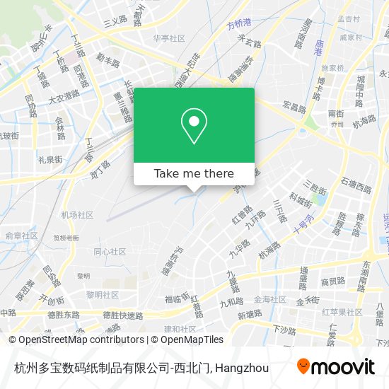 杭州多宝数码纸制品有限公司-西北门 map