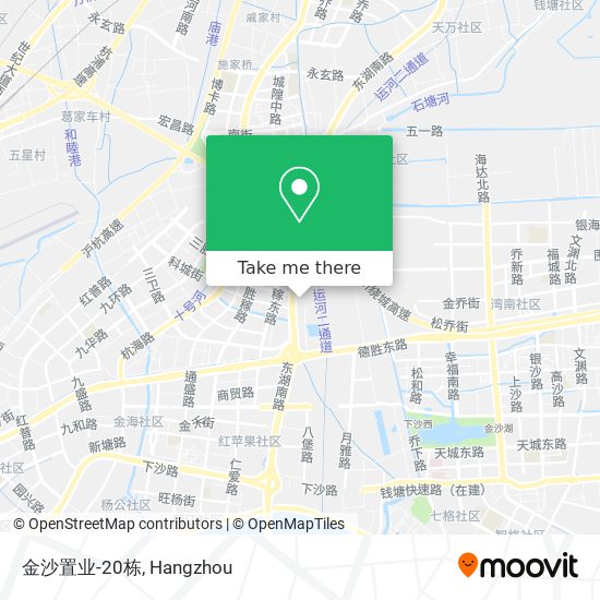 金沙置业-20栋 map