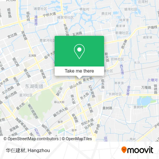 华仨建材 map