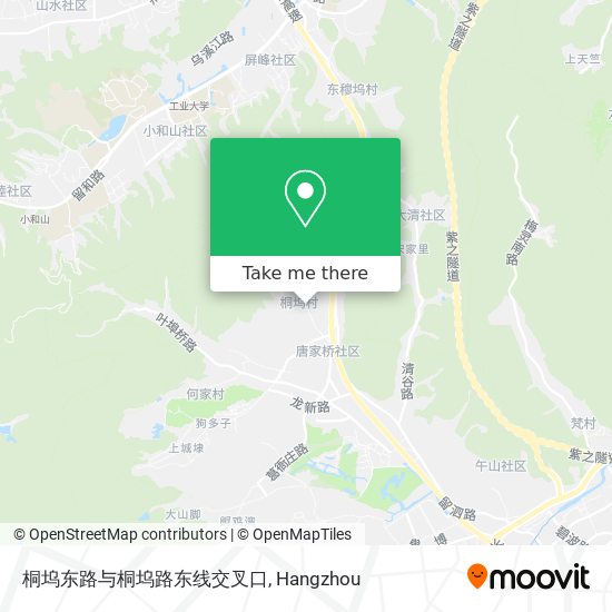 桐坞东路与桐坞路东线交叉口 map