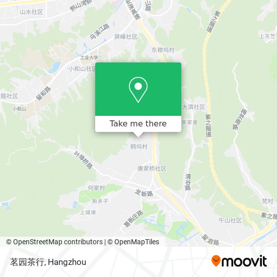茗园茶行 map
