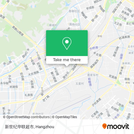 新世纪华联超市 map