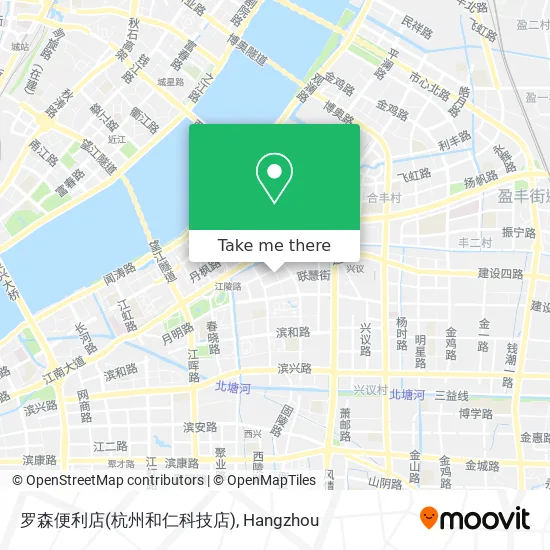罗森便利店(杭州和仁科技店) map
